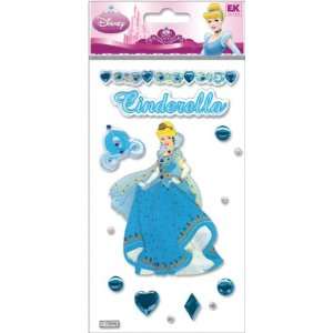  New   Disney Princess Le Grande Jewel Dimensional Sticke 