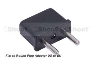 US◆USA to EU◆EUROPE◆Travel Power Outlet AC Plug Adaptor  