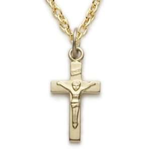   Baby Crucifix Christian Jewelry Baptism Gifts w/Chain 13 Length