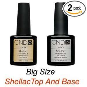  Cnd Shellac Top and Base Set of 2 Big Size: Health 