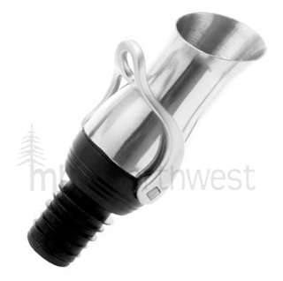 IN 1 METAL POUR SPOUT BOTTLE STOPPER with RUBBER SEAL  