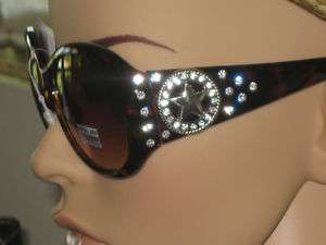 New Montana West Bling Sunglasses Texas Star Concho  