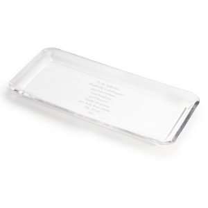  Personalized Crystal Rectangle Serving Plate Gift