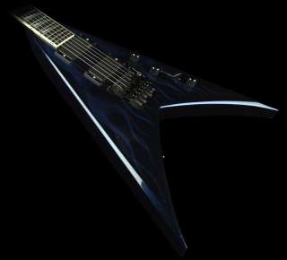   Select KV2 King V Electric Guitar Blue Floyd Rose Ghost Flame  