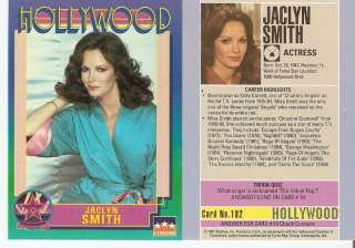 Jaclyn Smith 25 Card Lot Hollywood Trading Cards  