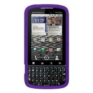  PURPLE SOFT SILICONE SKIN CASE for MOTOROLA DROID PRO: Everything Else