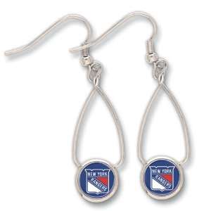  New York Rangers French Loop Earrings