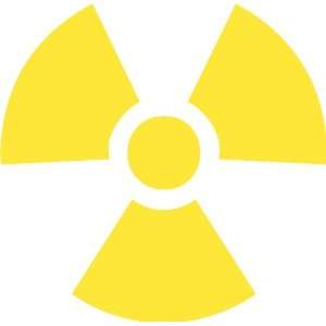 Radioactive Sign Removable Wall Sticker 