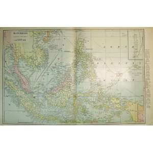  Map Australia Queensland Victoria Philippine Borneo: Home 