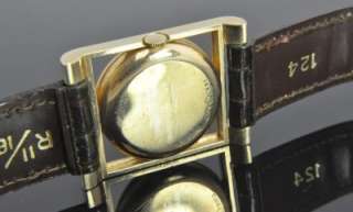   Vtg Longines 14K Yellow Gold Manual 17 Jewel Art Deco Mens Wrist Watch