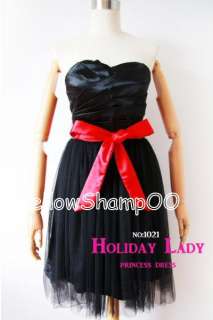 NEW red belted lace cocktail prom party dress black M/L  