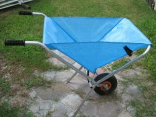 Folding Wheelbarrow   Blue  