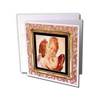 Susan Brown Designs Angels or Fairy Themes   Angels Kissing   Greeting 