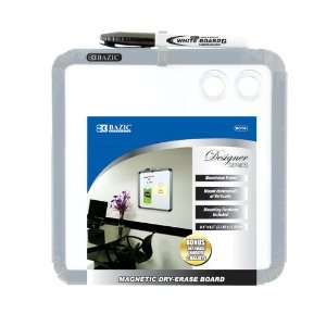   Dry Erase Board w/ Marker & 2 Magnets, Case Pack 12: Office Products