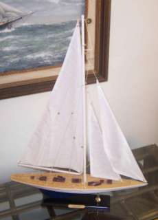 Endeavour J Class America Cup Sailboat Model Pond Yacht  