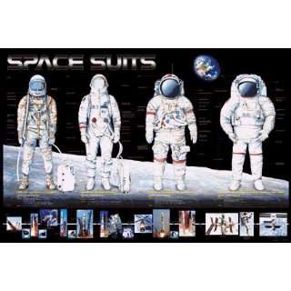 Safari 40153 Space Suits Laminated Poster   Pack Of 3  