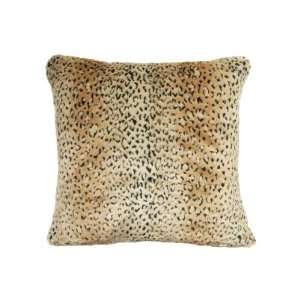  Tourance Faux Fur Brown Lynx Pillow