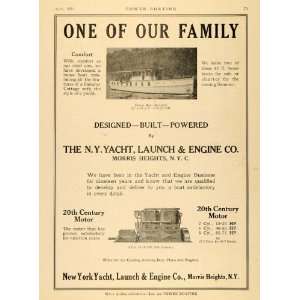  1920 Ad New York Yacht Launch Engine Houseboat Murelett 