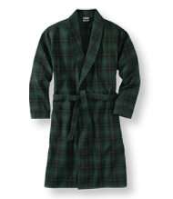 Chamois Cloth Robe, Plaid