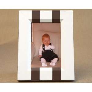 hand painted frame   two stripes (vertical):  Home 