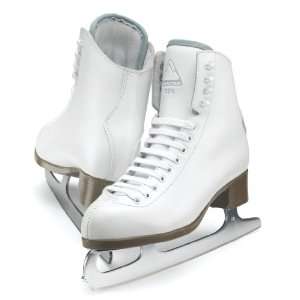 Jackson GS520 Glacier Womens Figure Ice Skates White Indoor Outdoor 