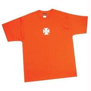   : Mens, S/S T Shirt, Iron Cross, Red/White, Large: Sports & Outdoors