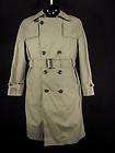 USED MARINE CORP MENS ALL WEATHER TRENCH COAT   SIZE 40R  