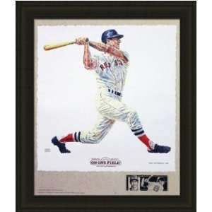  Red Sox Framed Carl Yastrzemski Boston Red Sox Lithogaph By Michael 