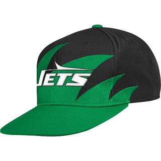 New York Jets Hats Mitchell & Ness New York Jets Sharktooth Snapback 