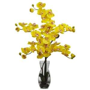  Phalaenopsis w/Vase Silk Flower Arrangement