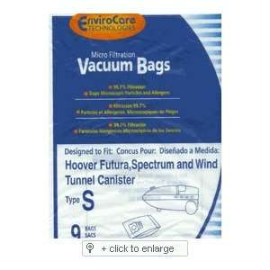  Hoover Type S Envirocare Brand Allergen Microlined Bags 6 