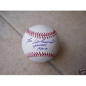  Tom Underwood Yankees 1980 81 Official Signed Ml Ball 