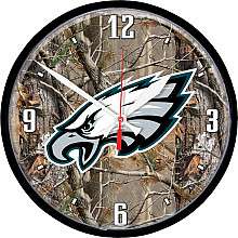 Wincraft Philadelphia Eagles Realtree® Camo Round Clock   