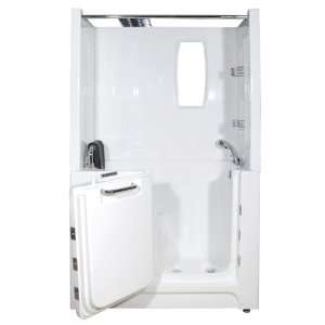  2747SENRWAC White 2747 47 x 27 Walk In Shower and Air Therapy 