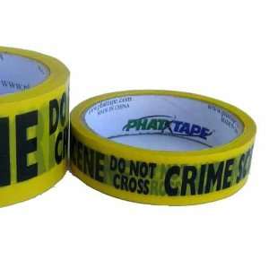 : Phat Tape Crime Scene Black and Yellow One Inch Wide Athletic Tape 