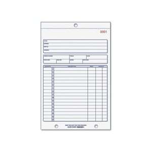  Sales Order Form,Crbnls,17Lines,2 Part,5 1/2x7 7/8,50 