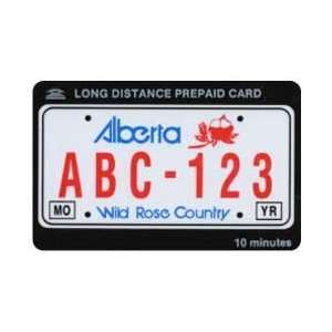    Alberta (Canada) License Plate Wild Rose Country 
