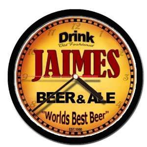  JAIMES beer and ale cerveza wall clock: Everything Else