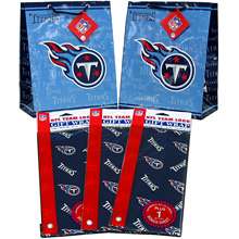   Tennessee Titans Medium Size Gift Bag & Wrapping Paper   