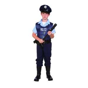    Childs Police Officer Cop Costume Size Large (12 14) Toys & Games