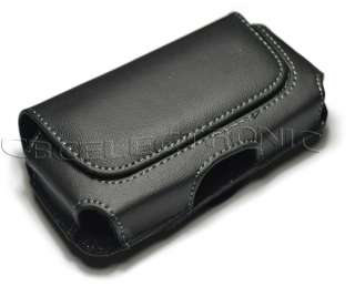 New Black Belt clip leather Case Sleeve for Nokia C3 C3 00  