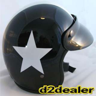 Helm ähnlich wie retro Vespa Helmet / Motorradhelm Rollerhelm schwarz 