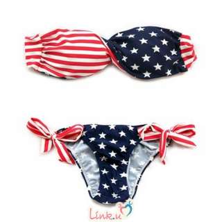   Bikini Swimwear American Style United State USA Flag in UK 8 16  