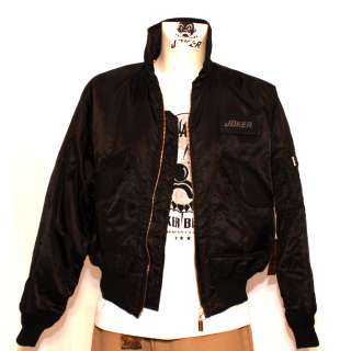 Joker Brand Bomber Jacket   Jacke   Coat   Black   L & XXL  