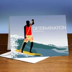  Successories Determination Paddle Surfing 25 Pack Greeting 