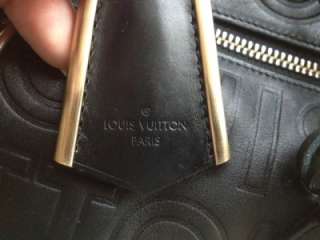   Vuitton Limited Edition Black Cube Speedy Bag Handbag RARE  