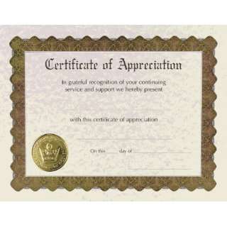  Masterpiece Appreciation Stock Certificate   6 Sheets 