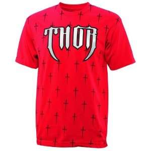  Thor Dagger Short Sleeve T Shirt , Size Sm, Color Red 