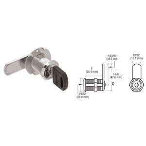    CRL Nickel Plated Cam Lock for Wood Doors: Home Improvement