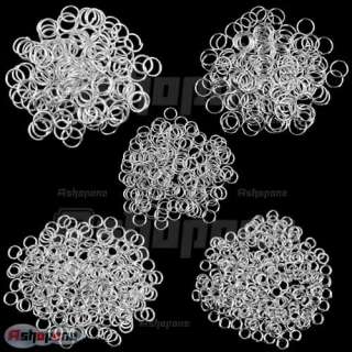   /6mm/7mm/8mm Silver Plated Open Jump Rings for Jewelry Making  